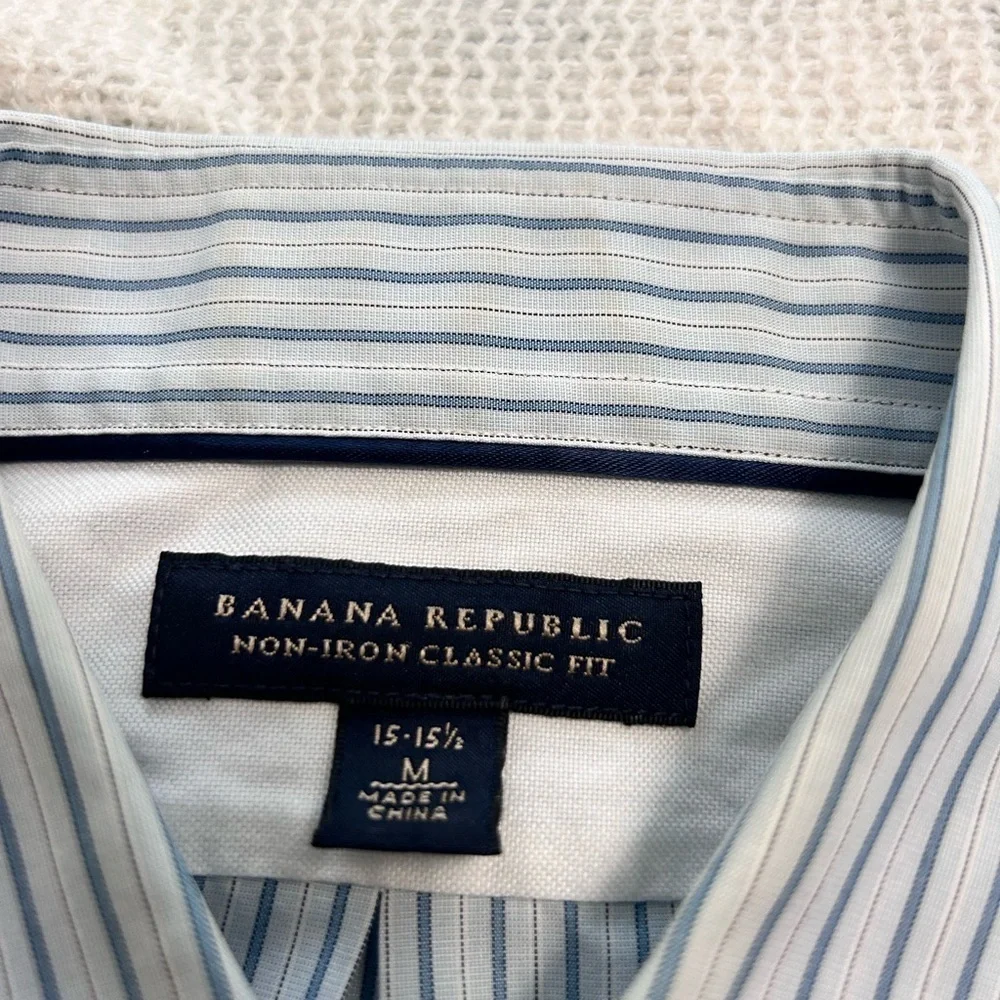 Banana Republic Men’s Long Sleeve Dress Shirt Size 15-15 1/2”